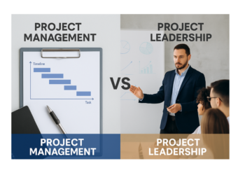 Proiect management vs project leadership comparison PMLG