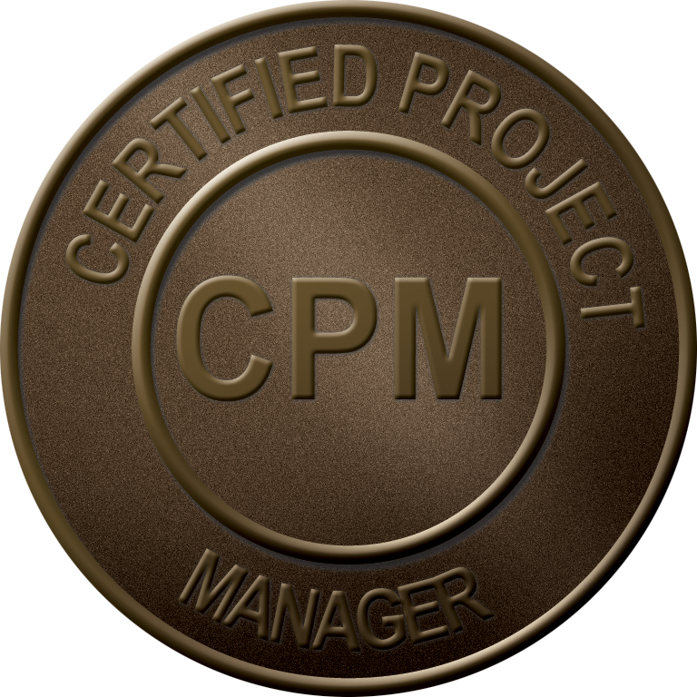 CPM Certified Project Manager Pin